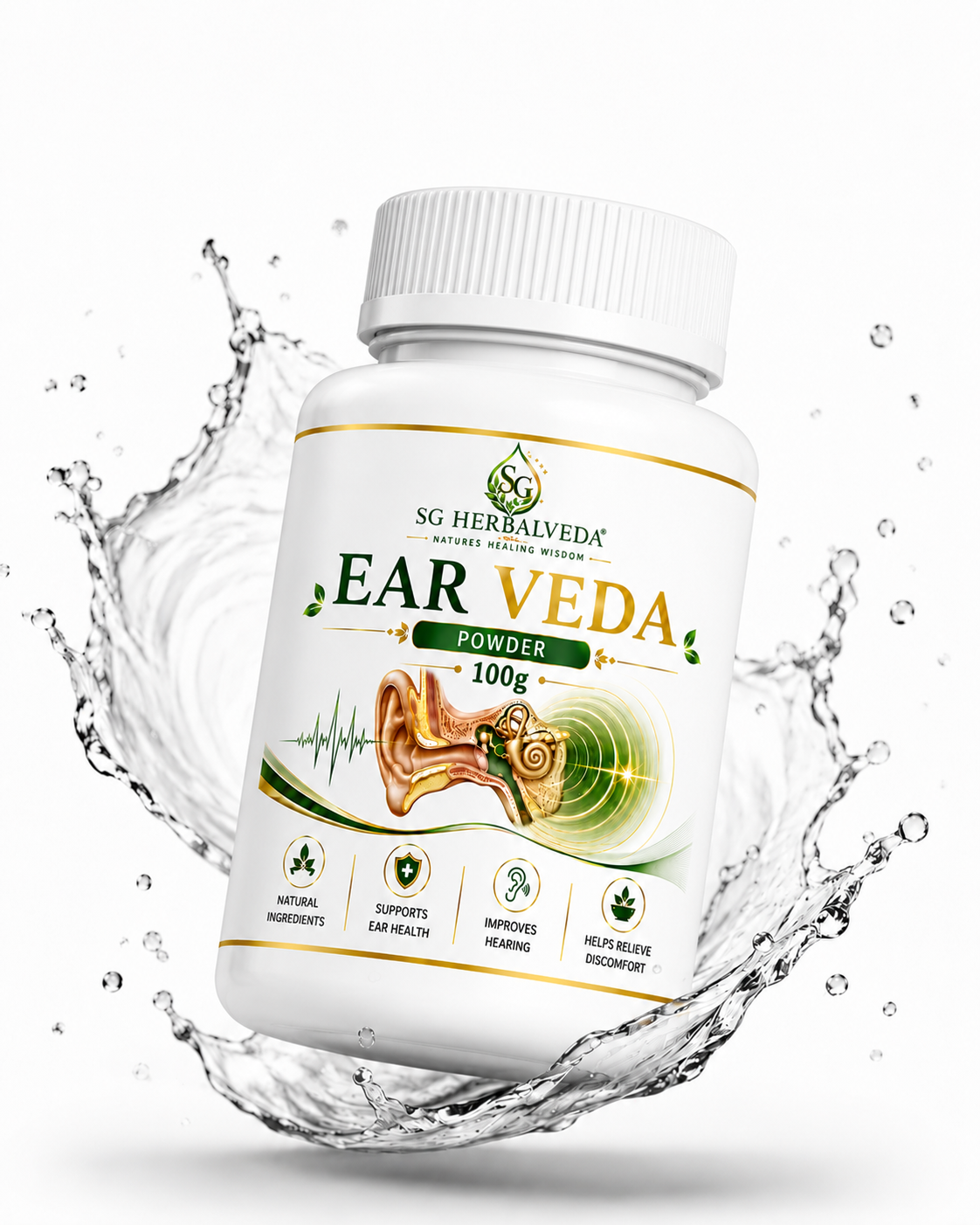 Ear Veda Powder - Detail View